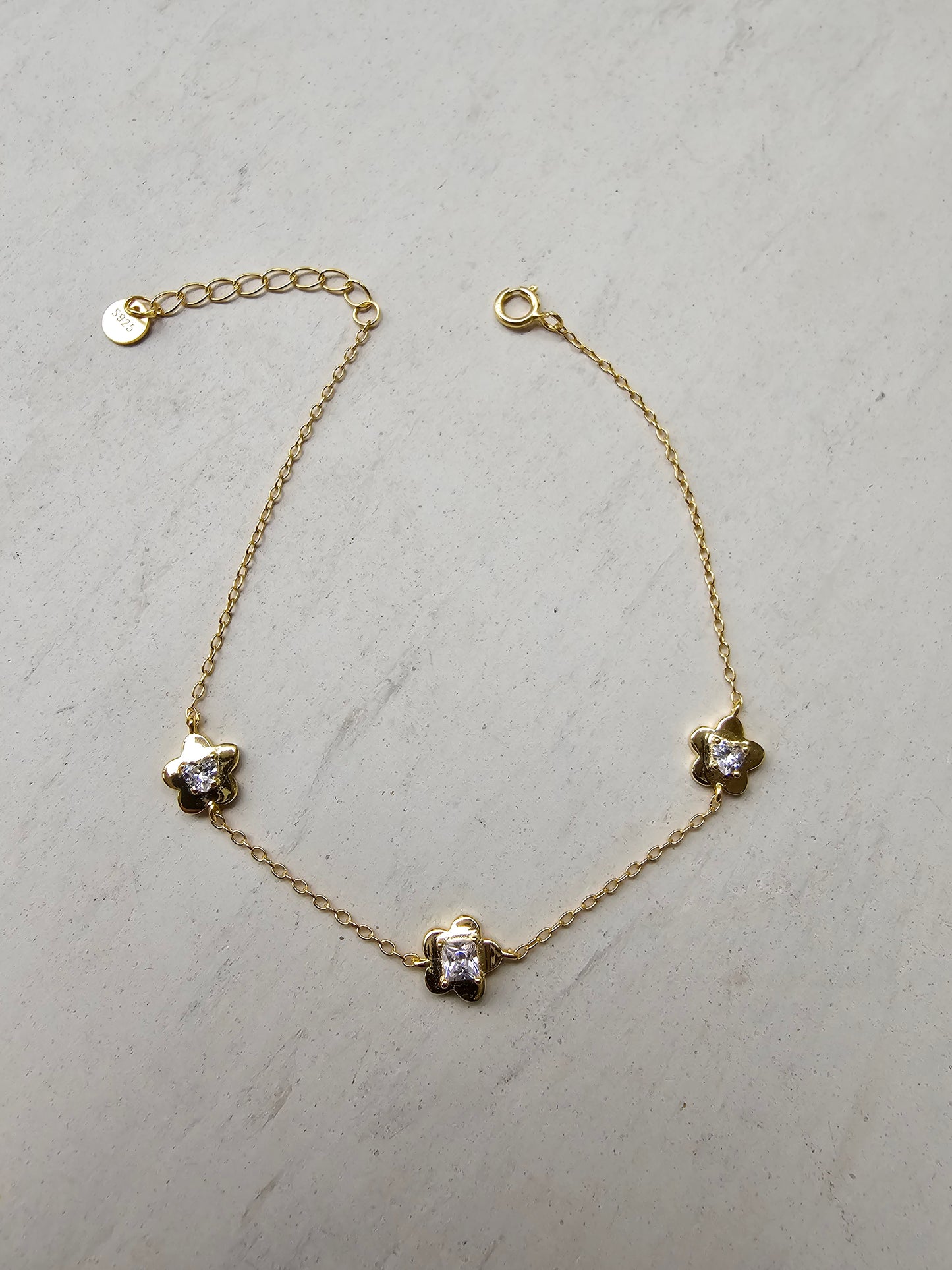 Trio de flores bracelet