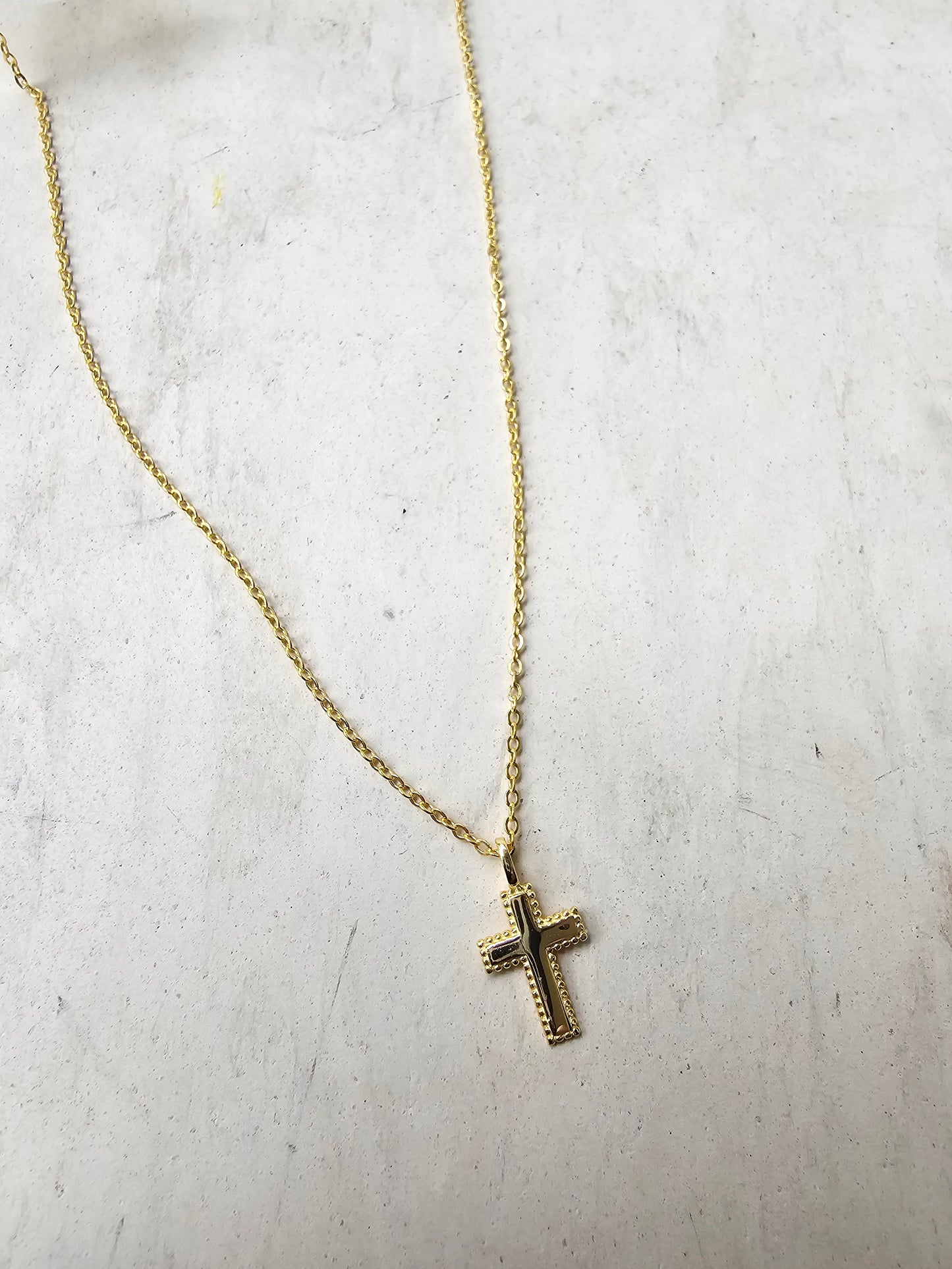 Bold golden cross