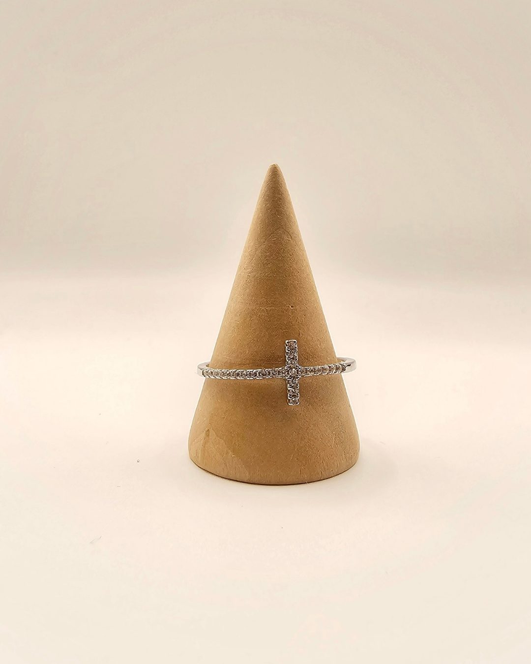 Silver sidecross ring
