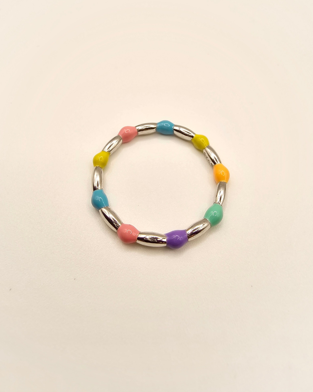 Enamel rainbow band