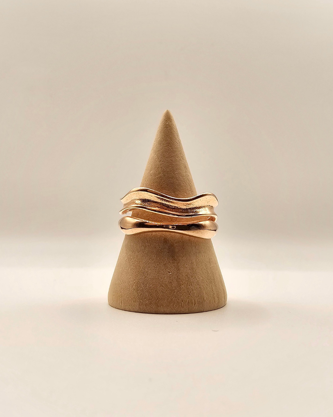 Rosegold chubby ring