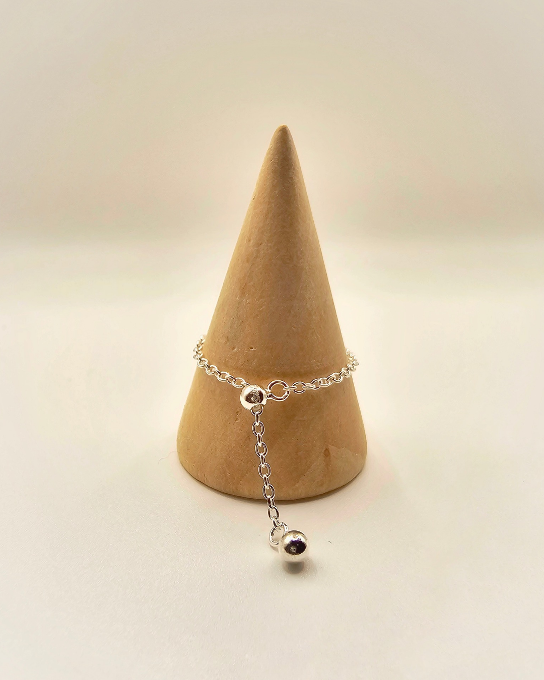 Purple heart chain ring