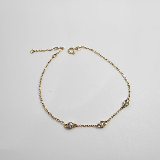 3 cz bracelet