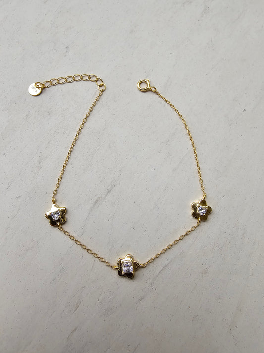 Trio de flores bracelet