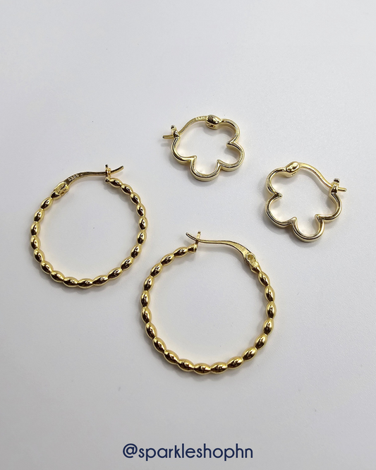 Golden hoops