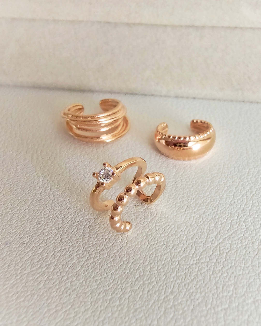 Rosegold earcuffs